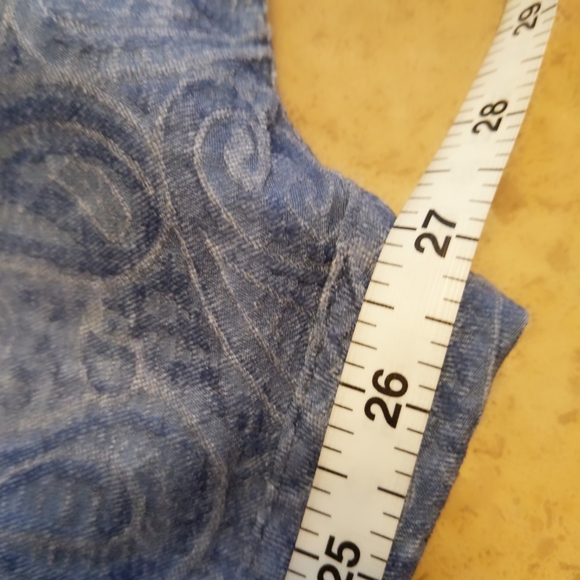 Eric Patterned Blue Jeans size 10 - Picture 6 of 8